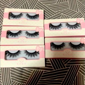 Koko Lashes in Jolie Set of 5 Pairs False Eyelashes Fake Lashes
